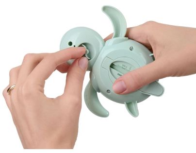 KikkaBoo Teploměr do vany Buddy Mint