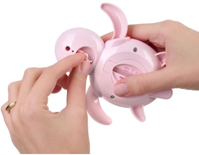 KikkaBoo Teploměr do vany Buddy Pink