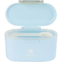 KikkaBoo Zásobník na sušené mléko s odměrkou 130g Blue 4