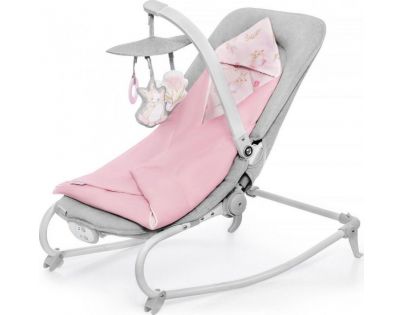 Kinderkraft 2020 Houpátko vibrující s melodií Felio Peony Rose do 18 kg