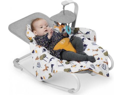 Kinderkraft 2020 Houpátko vibrující s melodií Felio Peony Rose do 18 kg