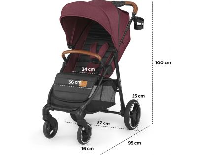 Kinderkraft Kočárek sportovní Grande grey