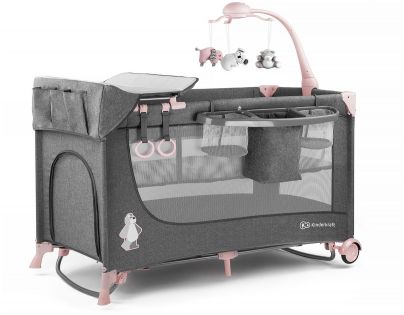 Kinderkraft Postýlka cestovní Joy s doplňky Pink