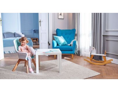Kinderkraft Židlička jídelní 2 v 1 Tixi grey