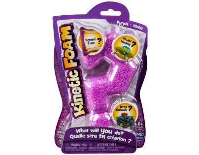 Kinetic sand Kinetic Foam 1 barva - Fialová