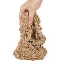 Kinetic Sand 1 kg hnědého tekutého písku 2