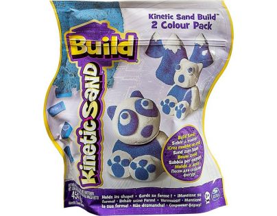 Kinetic Sand 2 barvy v balení - Modrá a bílá