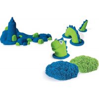 Kinetic Sand 2 barvy v balení - Modrá a zelená 3