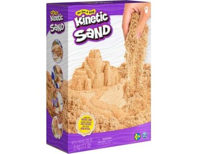Kinetic Sand 5 kg hnědého tekutého písku