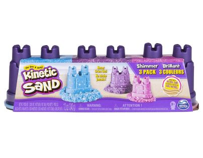 Kinetic Sand balení 3 kelímků pastelových barev