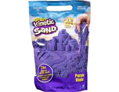 Kinetic Sand Balení barevných písků 0,9 kg fialový