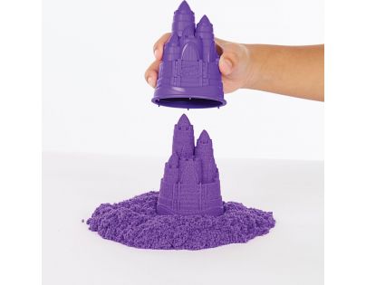 Kinetic Sand krabice tekutého písku s podložkou fialová