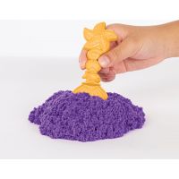 Kinetic Sand krabice tekutého písku s podložkou fialová 6