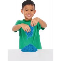 Kinetic Sand krabice tekutého písku s podložkou modrá 6