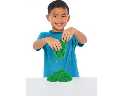 Kinetic Sand krabice tekutého písku s podložkou zelená