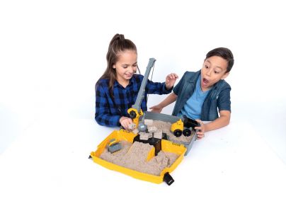 Kinetic Sand kufr pro stavaře