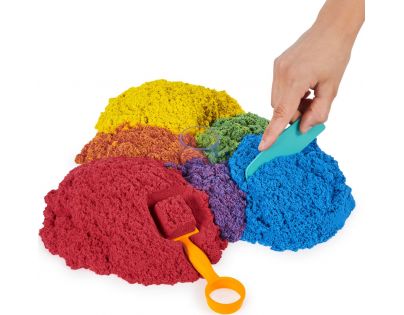 Kinetic Sand kyblík s náčiním a pískem