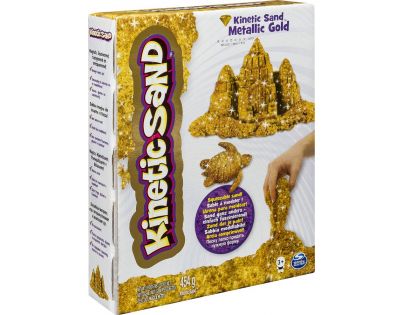 Kinetic Sand Metallic - Zlatá