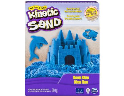 Kinetic Sand Neonové barvy 680 g modrá