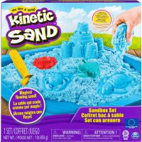 Kinetic Sand Písečný zámek s formičkami 454 g modrý