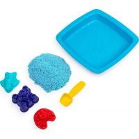 Kinetic Sand Písečný Zámek s formičkami modrý 454 g 2