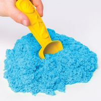 Kinetic Sand Písečný Zámek s formičkami modrý 454 g 5