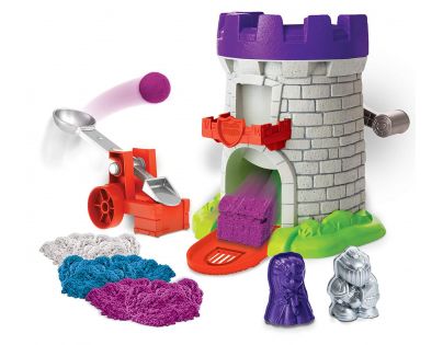 Kinetic Sand středověká věž s doplňky - Poškozený obal