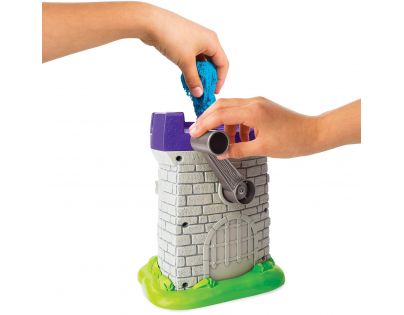 Kinetic Sand středověká věž s doplňky - Poškozený obal