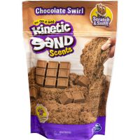 Kinetic Sand voňavý tekutý písek hnědý 3