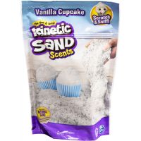 Kinetic Sand voňavý tekutý písek bílý 3