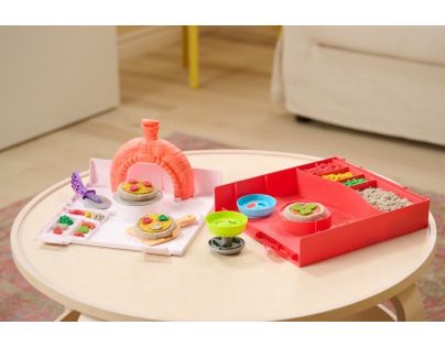 Kinetic Sand výroba pizzy