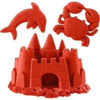 Kinetic Sand základní krabice s pískem různých barev 227g červená 2