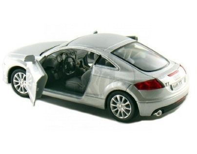 Kinsmart Auto Audi TT Coupé na zpětné natažení 13cm - Stříbrná