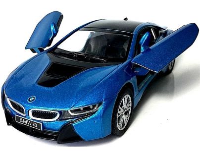 Kinsmart Auto BMW i8 - Modrá