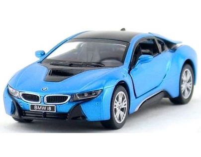 Kinsmart Auto BMW i8 - Modrá