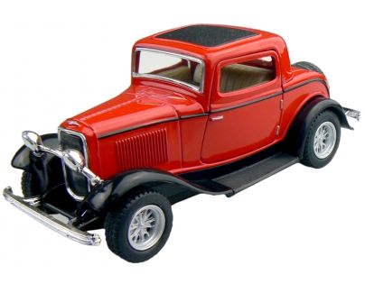 Kinsmart Auto Ford 3 Window Coupe - Červený