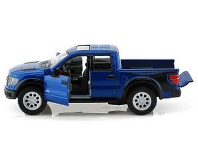 Kinsmart Auto Ford Pick-Up na zpětné natažení 13cm - Modrá