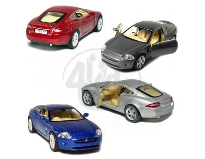 Kinsmart Auto Jaguar XK Coupe kov 13cm na zpětné natažení