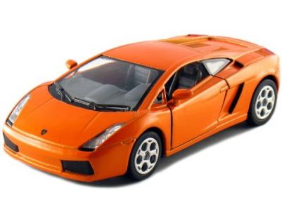 Kinsmart Auto Lamborghini Gallardo na zpětné natažení 12cm - Oranžová