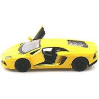 Kinsmart Auto Lamborghini na zpětné natažení 13 cm  Aventador žluté 1:36 2