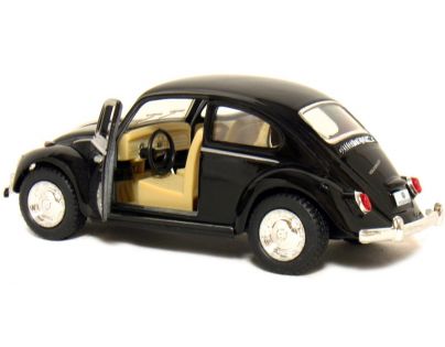 Kinsmart Auto Volkswagen Beetle na zpětné natažení - Černá