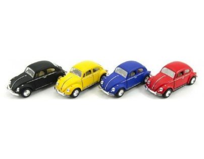 Kinsmart Auto VW Classical Beetle kov 13 cm na zpětné natažení