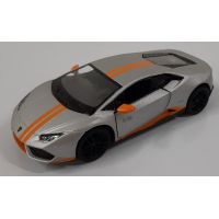 Kinsmart Lamborghini Huracan kov 12 cm stříbrné