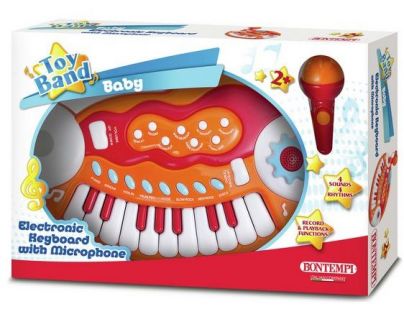 Alltoys Klávesy dětské 18 kláves a mikrofon