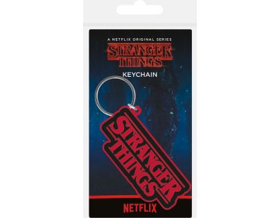 Pyramid International Klíčenka gumová Stranger Things logo