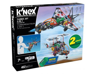 Knex Stavebnice Letadlo Turbo Jet 2v1