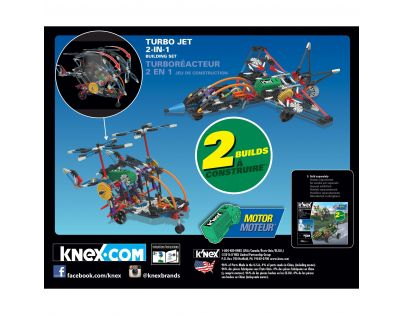 Knex Stavebnice Letadlo Turbo Jet 2v1