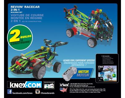 Knex Stavebnice Závodní auto Revvin 2v1