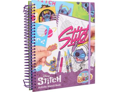 Kniha omalovánek a aktivit Stitch
