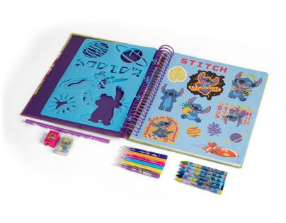 Kniha omalovánek a aktivit Stitch